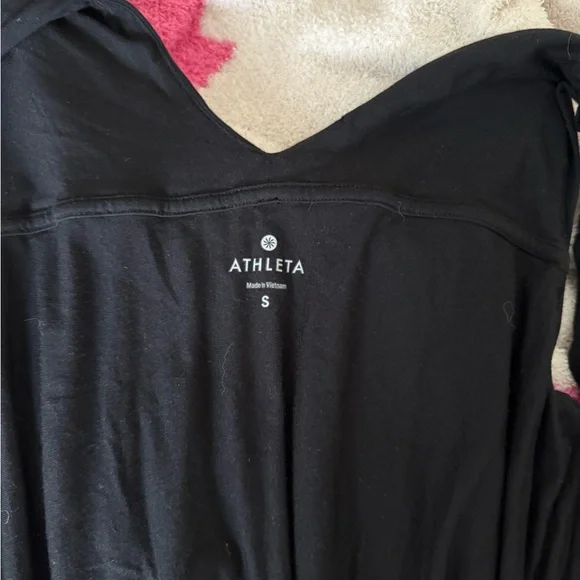 Athleta Elegant Black Wrap Dress - Picture 3 of 3